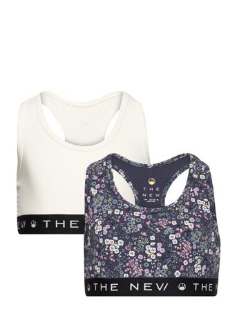 The New Top 2-Pack Night & Underwear Underwear Tops Monivärinen/Kuvioitu The New