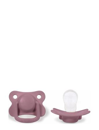 2-Pack Pacifiers - Dusty Rose +6 Months Baby & Maternity Pacifiers & Accessories Pacifiers Lilla Filibabba