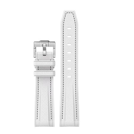 Silikoninen kellonranneke Moonswatch Swatchille White