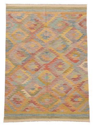 Kilim Ariana Trend Rug 198X287 Brown/Orange Wool, Afghanistan