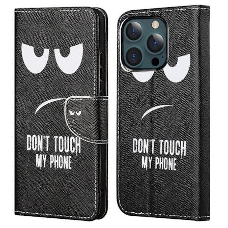 Mønstertrykk Kryss Tekstur Lær Lommebok Stativ Deksel for iPhone 13 Pro Max