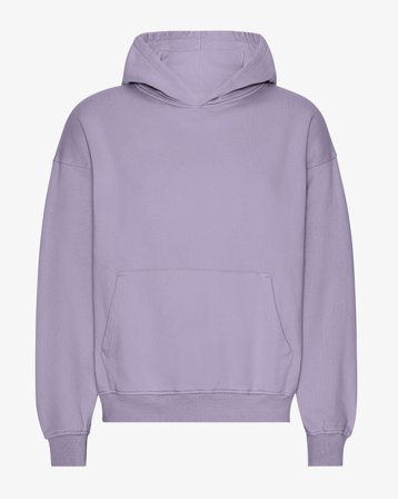 Organic Oversized Hood - Purple Jade M