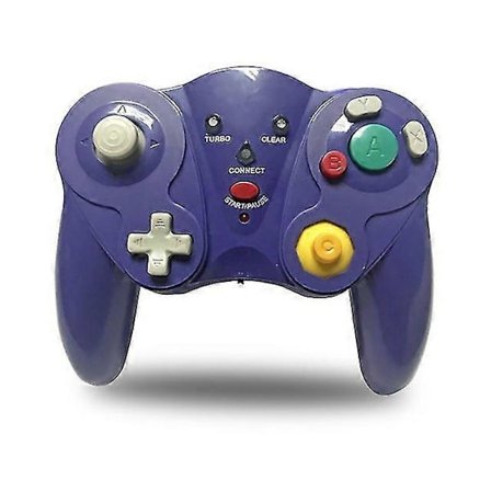 2.4G Langaton Ohjain GameCube NGC Purplelle