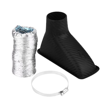 Luftindtag Turbo, Indløbsrør Lufttragt, Universal Luftindtag Turbo, Frontkofanger Luftindtag Turbo, Bil Turbo Indløbsrør