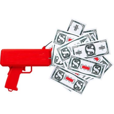 (Specialerbjudanden) Money Gun - Skjuter ut sedlar - Pistol