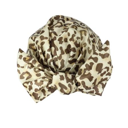 Duschmössor Flower Print Vattentät Elastisk Lång Kort Hatt