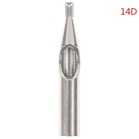 1 stk. 304 Tatoveringstuppsett i rustfritt stål Tatoveringsdysetipper Diamanttupp for tatoveringsnål Permanent sminke Høy kvalitet