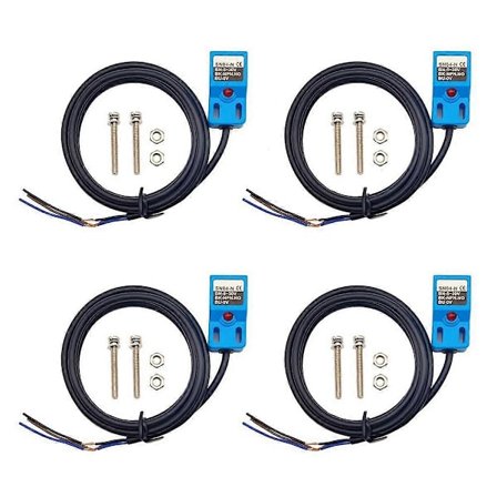 Induktiivinen lähestymisanturi SN04-N Normaalisti Auki havaitsemislähestymistyyppi Kytkin NPN NO TL PL SN-kiinnikkeellä (4 kpl)