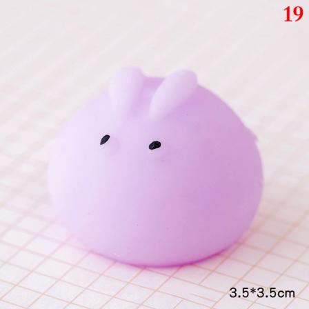 Kawaii Animal Soft Mochi Fidget Toys Antisensoriska Leksaker För Adu