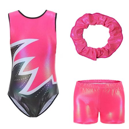 Gymnastikdragter til piger, glitrende danseunitarder, biketards, aktivt tøj til piger