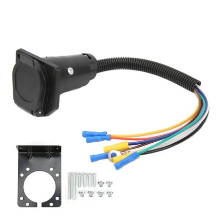 /EA/Släpvagnskabeladapter 7-vägs bladkontaktkabelkontakt med fäste för husvagn