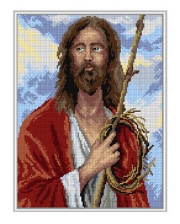 Stickpackung Bild Christus mit Dornenkrone