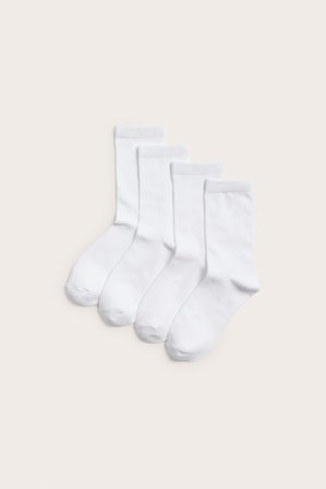 Kappahl | Strumpor 4-pack | Vit