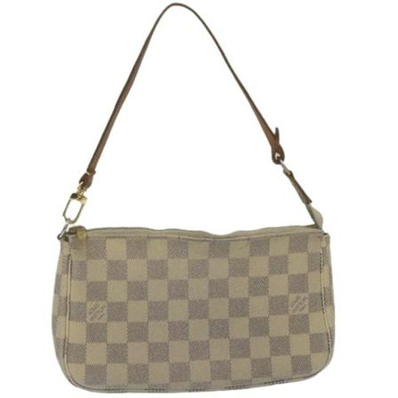Louis Vuitton Vintage, Pre-owned Canvas Shoulder Bags Beige, Dames, Maat:ONE Size