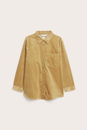 Kappahl | Koszula ze sztruksu | Ciemnobeżowy