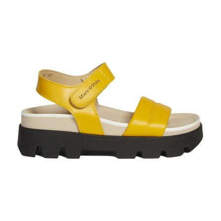 Marc O'Polo Sandaler Gul, Dame Sandaler, Størrelse: 41 EU