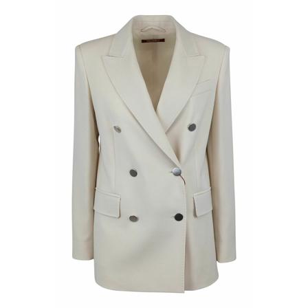 Max Mara, Blazers Beige, Dames, Maat:L
