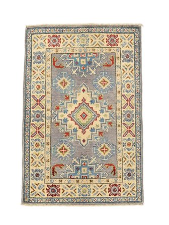 Medallion Small Kazak Fine Rug 61X92 Wool