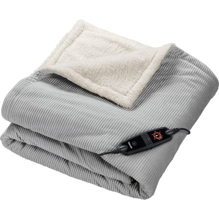 Beurer - Varmefilt/varmedyne HD 81 CORD GREEN PLANET Grå