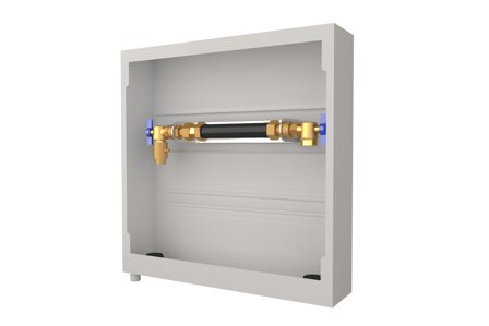 LK Systems 1882303 Vattenmätarskåp 550 x 550 mm Höger, Installation