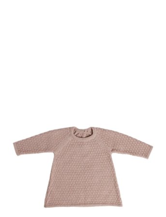 Dress, Ao Rabbits, Merino Wool, Powder Pink Smallstuff