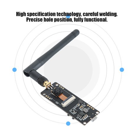 Kameramodul WiFi Bluetooth 2MP Utvecklingskort 0,91 tum OLED för TTGO T-Journal ESP32