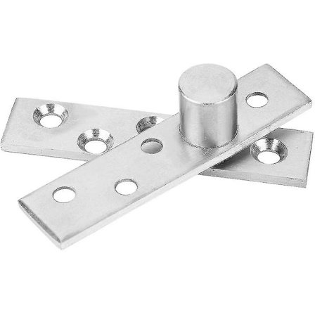 2 kpl 360 asteen kiertäviä oviaukon saranat Ruostumaton teräs 75x17mm