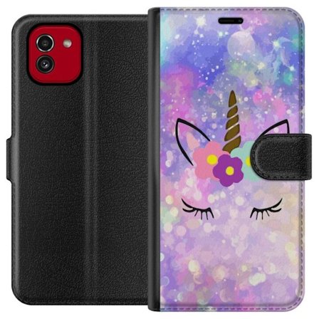 Kompatibelt Plånboksfodral till Samsung Samsung Galaxy A03 Enhörning