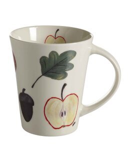 Mugg med handritat motiv Skogsglänta 1-pack Vit - Nääsgränsgården