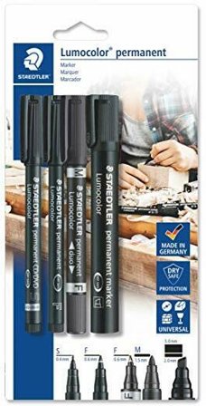 Staedtler Marker Set Lumocolor 4pcs