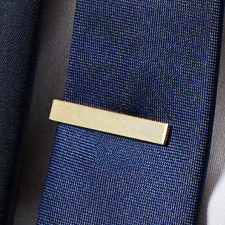 Fermacravatta opaco color oro da 4 cm per uomini - Fermacravatta per cravatte strette