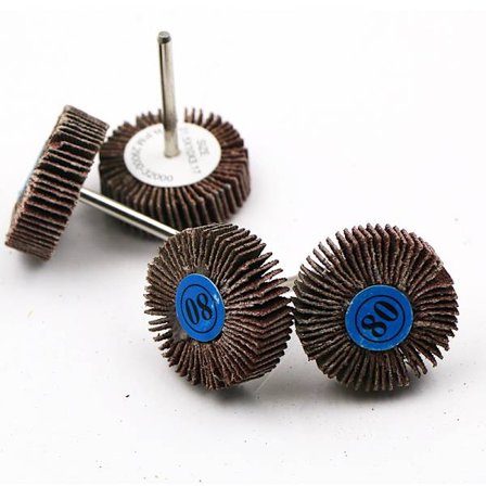 20 stk. 80 Grit Flap Wheel, Sandpapir Poleringsskive Dremel Flap Wheel 10mm