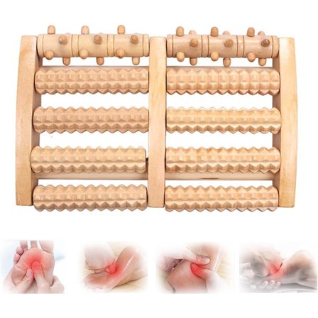 Fotmassasjeapparat - Fotmassasjeapparat i tre - Fotmassasjeapparat - Fotmassasjerulle