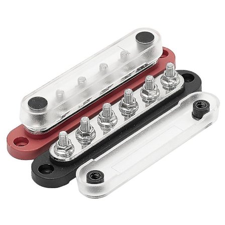 Bil Terminalblok Negativ Samleskinne 12v Fordelingsblok M6 Terminal Samleskinne Til Bil Båd Sola