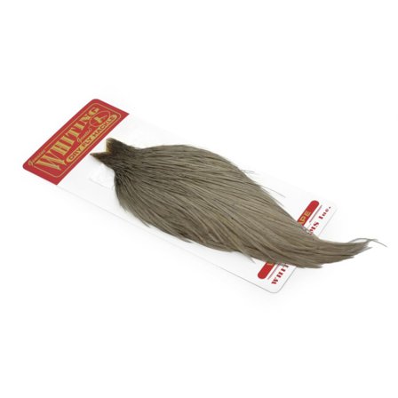 Whiting Whiting Commercial Cape - White dyed Medium Dun