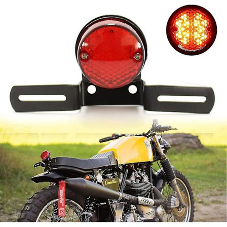 Motorcykel Baglygter 30 Led Integreret Nummerplade Bagbremselampe Til Cafe Racer Chopper Bobber Street Bike Scooter Cruiser Atv Offroad