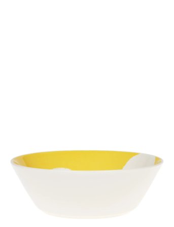 Arabia Vuokko Bowl 17Cm Kraklee Yellow - Yellow - 17 CM