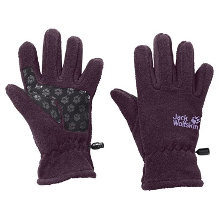 Jack Wolfskin Fleece Glove Kids Children everyday gloves Purple 140