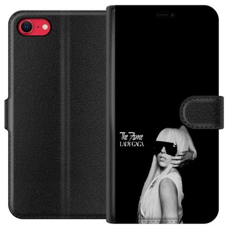 Kompatibel Tegnebogsetui til Apple iPhone SE (2020) Stranger Things plakat med cyklende silhuetter og rød lynstorm i dramatisk retrodesign