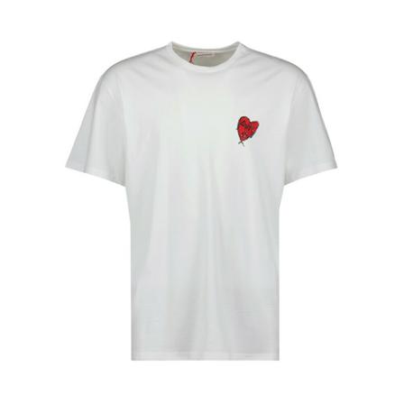 Alexander McQueen, T-Shirts Wit, Heren, Maat:L