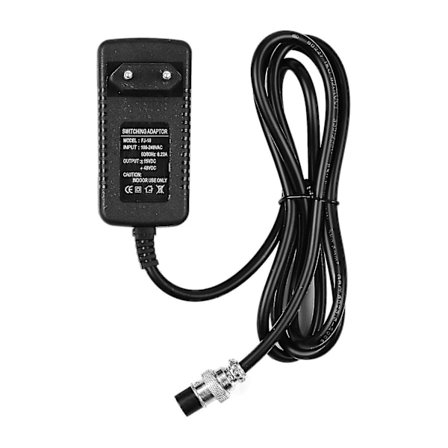 Universal strømforsyning AC-adapter til mixerpult - 15V 230mA - 4-bens rundt stik - Til 16 kanaler - Tilbehør {DB}