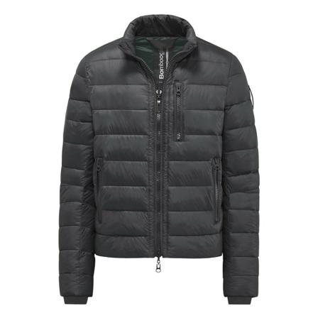 BomBoogie Padded Micro-Ripstop Nylon Short Jakke Grå, Herre