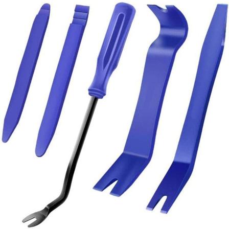 Auto Dörr Klämma Panel Trim Demontering Verktyg Kits Navigering Klingar Demontering Plast