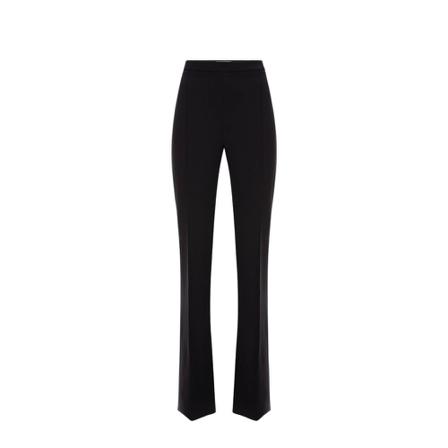 Elisabetta Franchi, Wide Trousers Zwart, Dames, Maat:XS