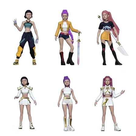 Anime Koreansk Bølge Dæmonjæger Model Legetøj Tegneserie Spil Perifer Desktop Dekoration Samling Dukke Model Legetøj Børnegave - Perfet