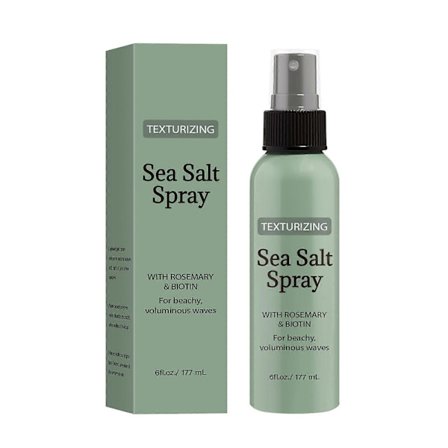 Havsalt Hårteksturspray til Hår Med Rosmarin Og Biotin 177ml