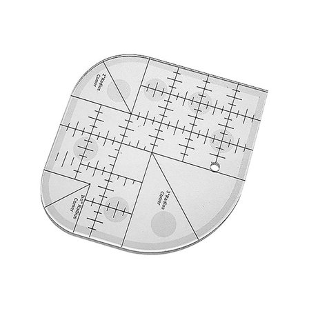 Kreativ Buet Hjørne Skærer Quilt Lineal, Syning Patchwork Lineal Syning Skabelon Patchwork Værktøj,di