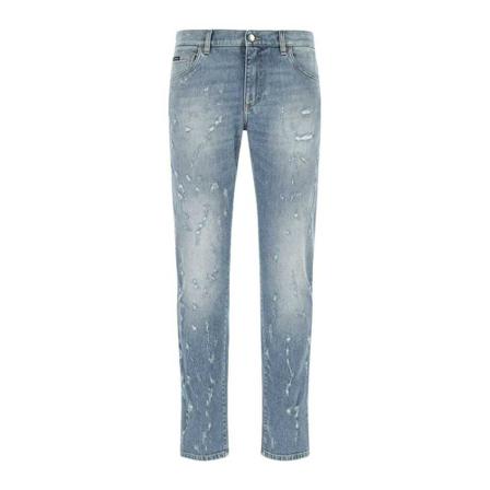 Dolce & Gabbana, Jean Blauw, Heren, Maat:M