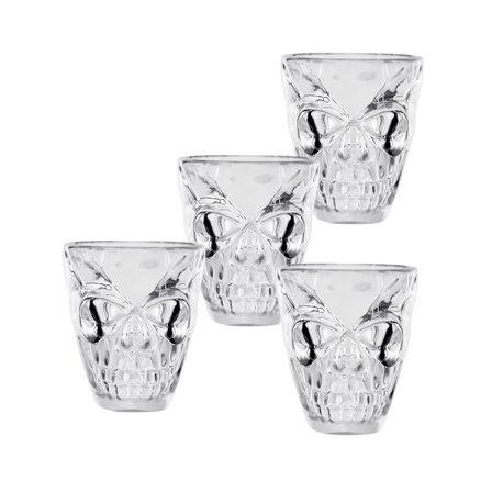 4 Dödskalle Skottglas 50 ml