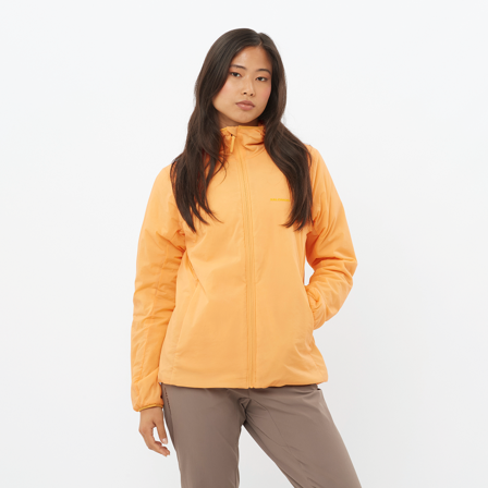 Salomon - veste pour femme Mountain Flex Jkt Hd W - Warm Apricot - XL